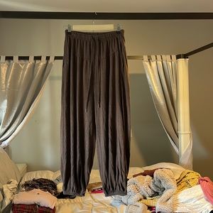 brown lounge pants from aerie